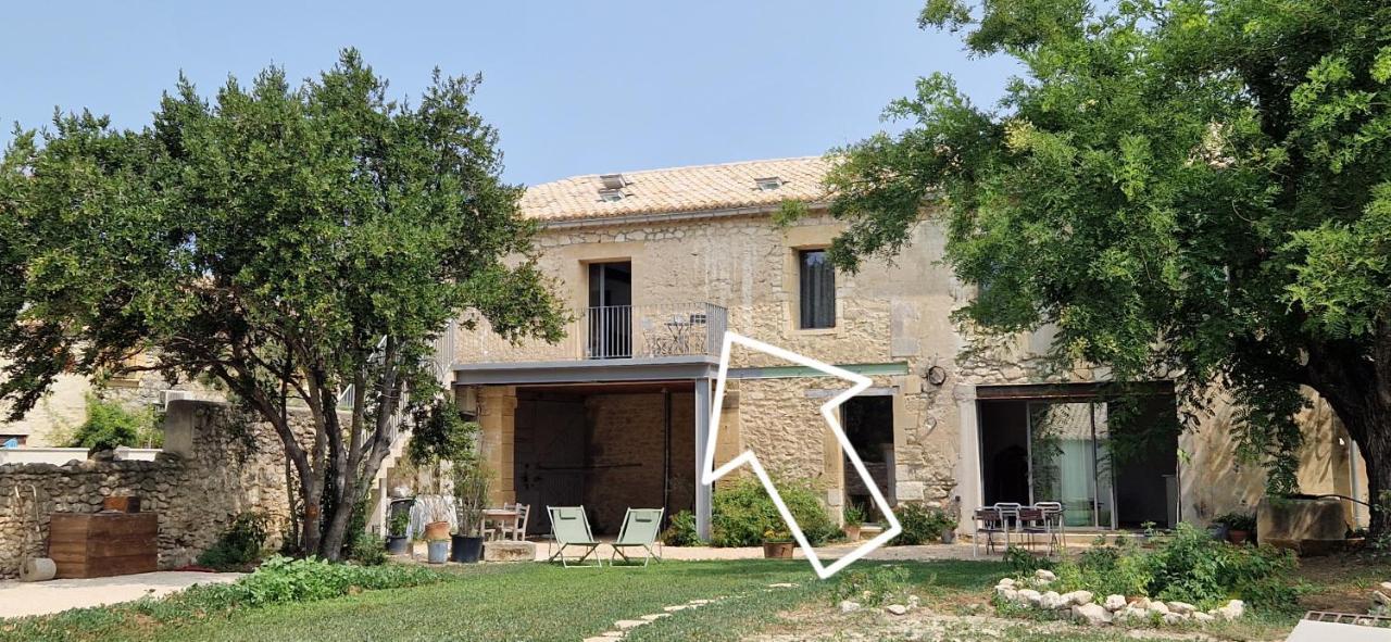 Appartement Dans Un Mas Provencal Renove Saint-Hilaire-dʼOzilhan Exteriér fotografie