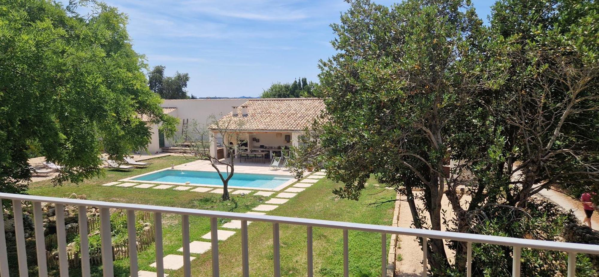 Appartement Dans Un Mas Provencal Renove Saint-Hilaire-dʼOzilhan Exteriér fotografie