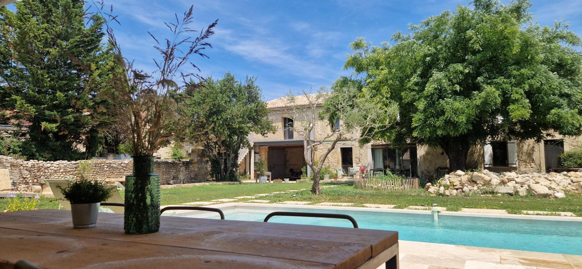 Appartement Dans Un Mas Provencal Renove Saint-Hilaire-dʼOzilhan Exteriér fotografie